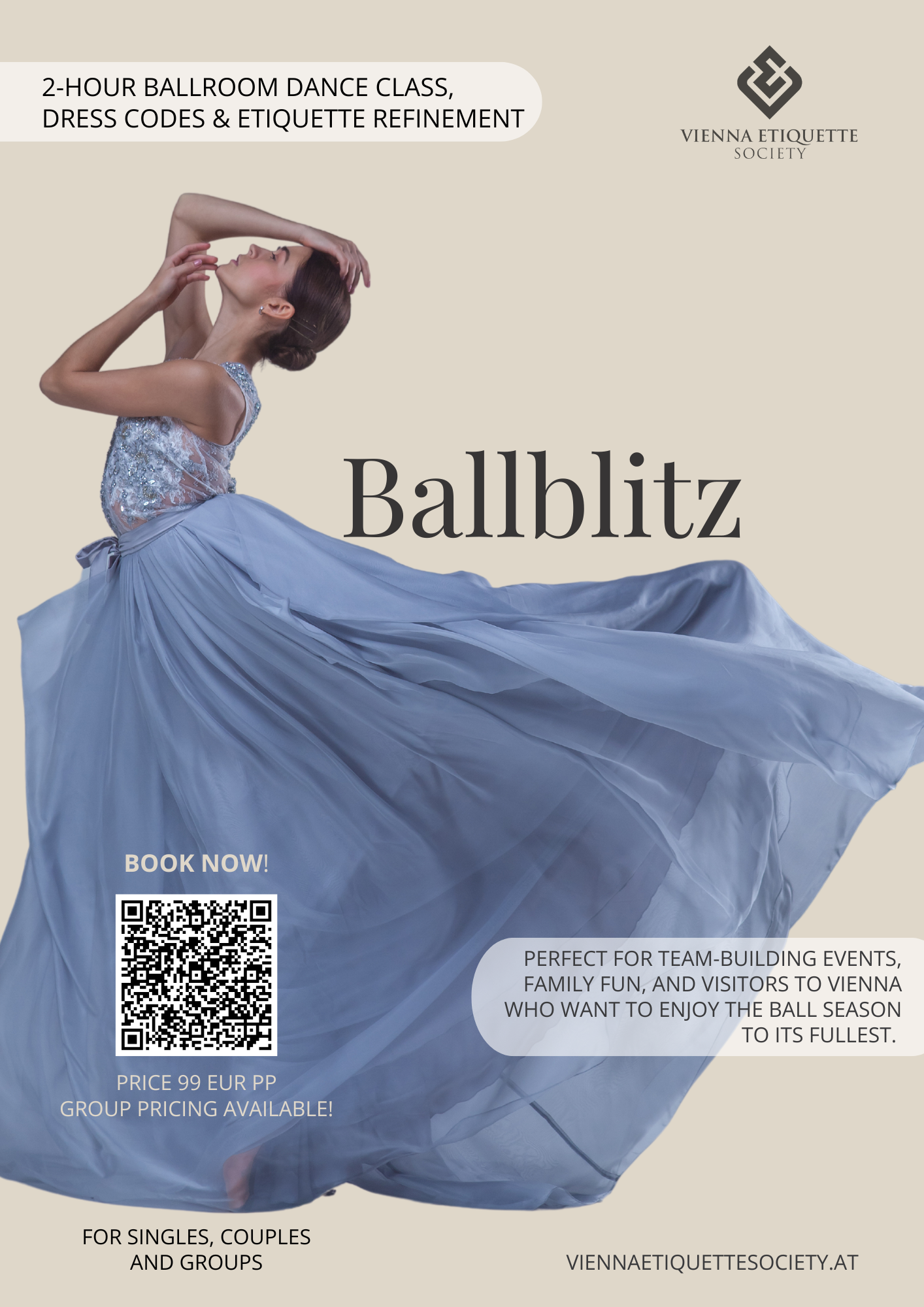 Ballblitz: Ballroom Dance Class, Dress Codes and Etiquette Refinement.